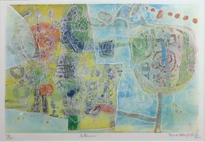 Soichi Hasegawa - Ets en aquatint, Autumne - Ingelijst kopen? Bied vanaf 50!