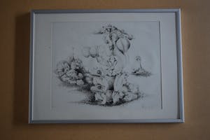 Pim Olivier - litho - Kikkers 2 kopen? Bied vanaf 40!