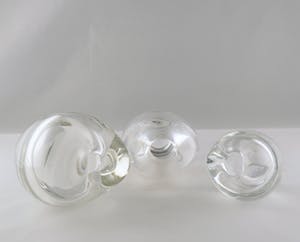 Floris Meydam - Glas, Drie blankglazen vaasjes voor Glasfabriek Leerdam kopen? Bied vanaf 1!