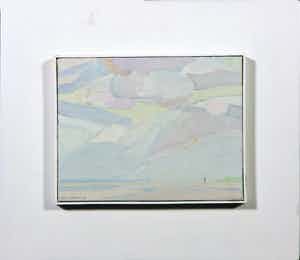 Paul Overhaus - Acryl op doek, Zonder titel - Ingelijst verkocht voor € 50!