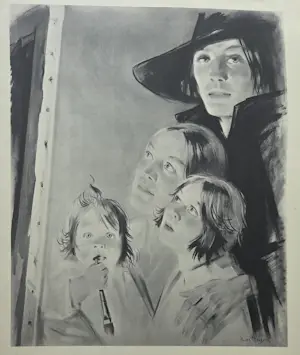 Han van Meegeren - Drie litho's. Groepsportretten. kopen? Bied vanaf 59!