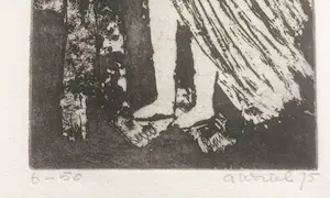 Ans Wortel - Ets: 'n Omhelzing Van De Nacht ... 1975 kopen? Bied vanaf 50!