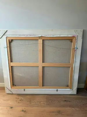 Ido Vunderink - Kleurrijk stilleven met bloemen en schaal kopen? Bied vanaf 570!