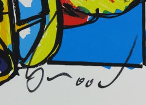 Herman Brood - Zeefdruk, VW-Beetle kopen? Bied vanaf 120!