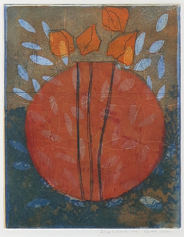 Lukie de Bree - Kleurenets en aquatint, Lampionnen - Ingelijst kopen? Bied vanaf 1!