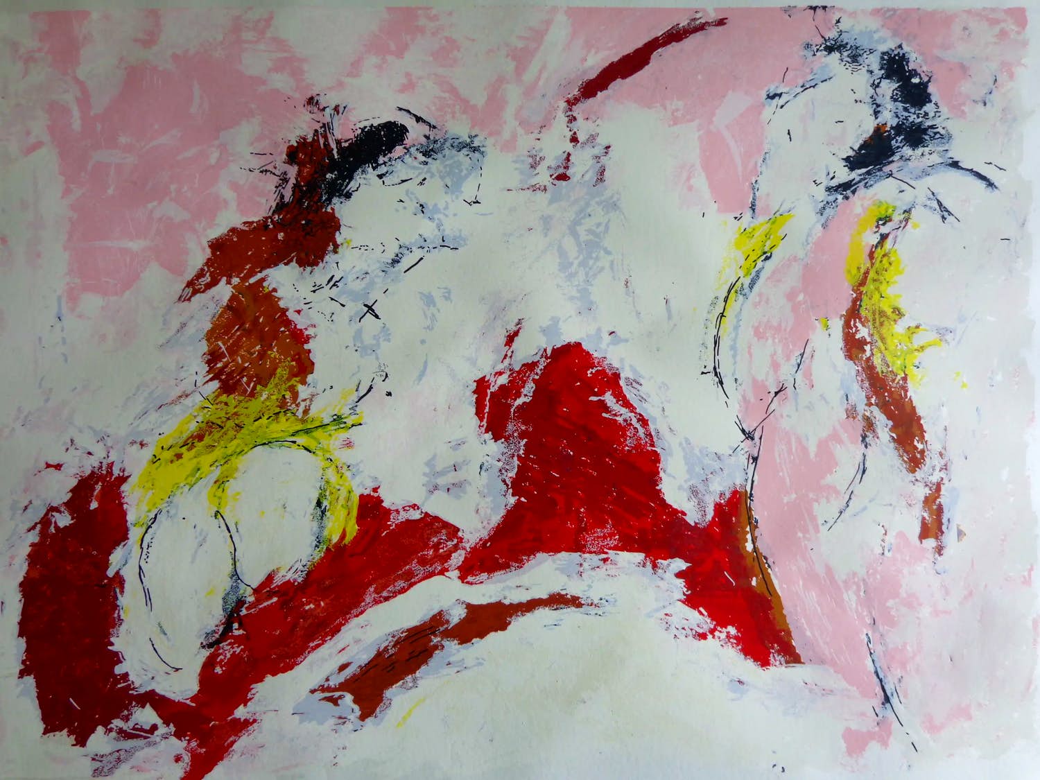 Menno Bauer - TOT SCHRIK VAN HET VERDRIET / KLEURZEEFDRUK / 56x76cm / SIG / 1992 kopen? Bied vanaf 20!