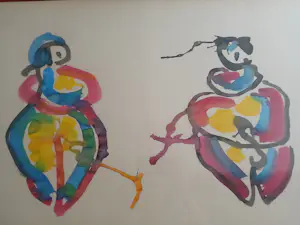 Anton Heyboer - Twee dames kopen? Bied vanaf 350!