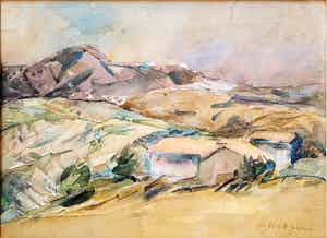 Jutta Metzger - Spaans berglandschap verkocht voor € 1!