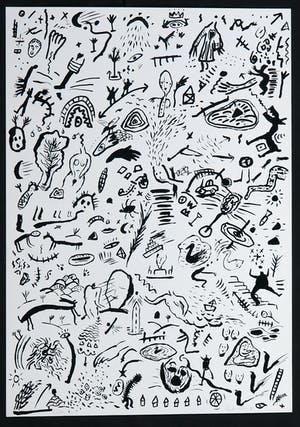 Henk Visch - Zeefdruk, Zonder titel kopen? Bied vanaf 35!