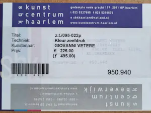 Giovanni Vetere - Zonder titel. kopen? Bied vanaf 65!