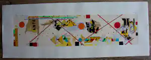 Sam Middleton - Zeefdruk: Moonglow/midnight sun - 1997 verkauft für € 125!