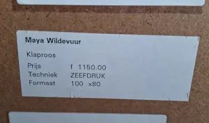 Maya Wildevuur - Klaprozen kopen? Bied vanaf 250!
