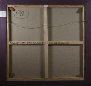 Martin van Wordragen - Olieverf op doek, Aanklager met verdachte - Ingelijst (Groot) kopen? Bied vanaf 300!