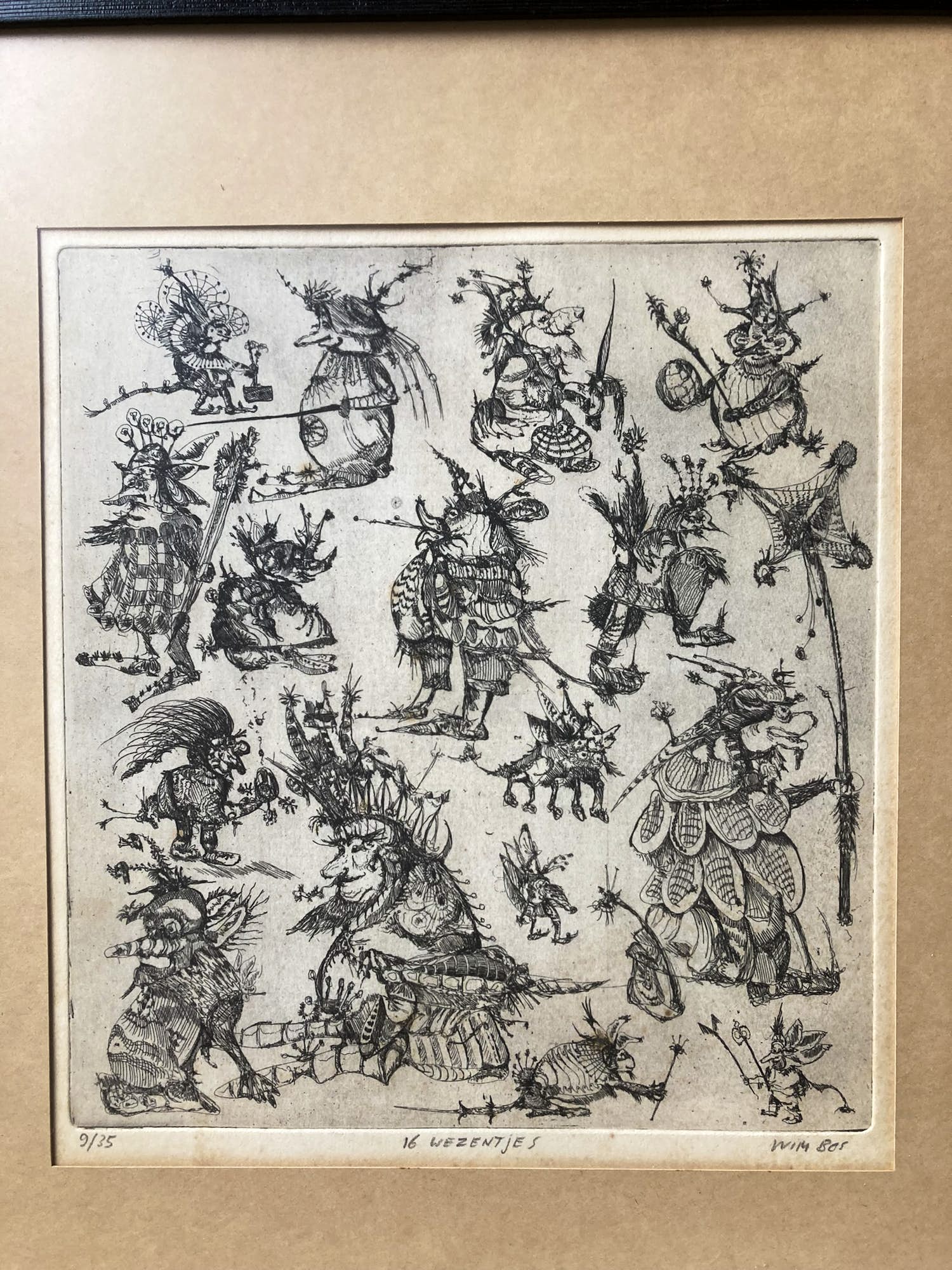 Wim Bos - 16 wezentjes kopen? Bied vanaf 50!