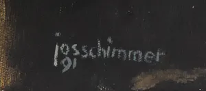 Jos Schimmer - Olieverf op doek, Zonder titel - Ingelijst (Groot) kopen? Bied vanaf 1!