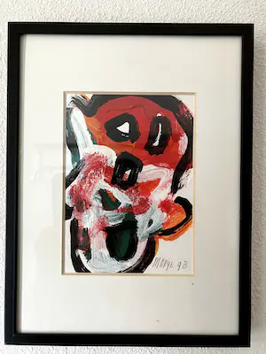 Niet of onleesbaar gesigneerd - 2 Moderen portret schilderijen kopen? Bied vanaf 1!