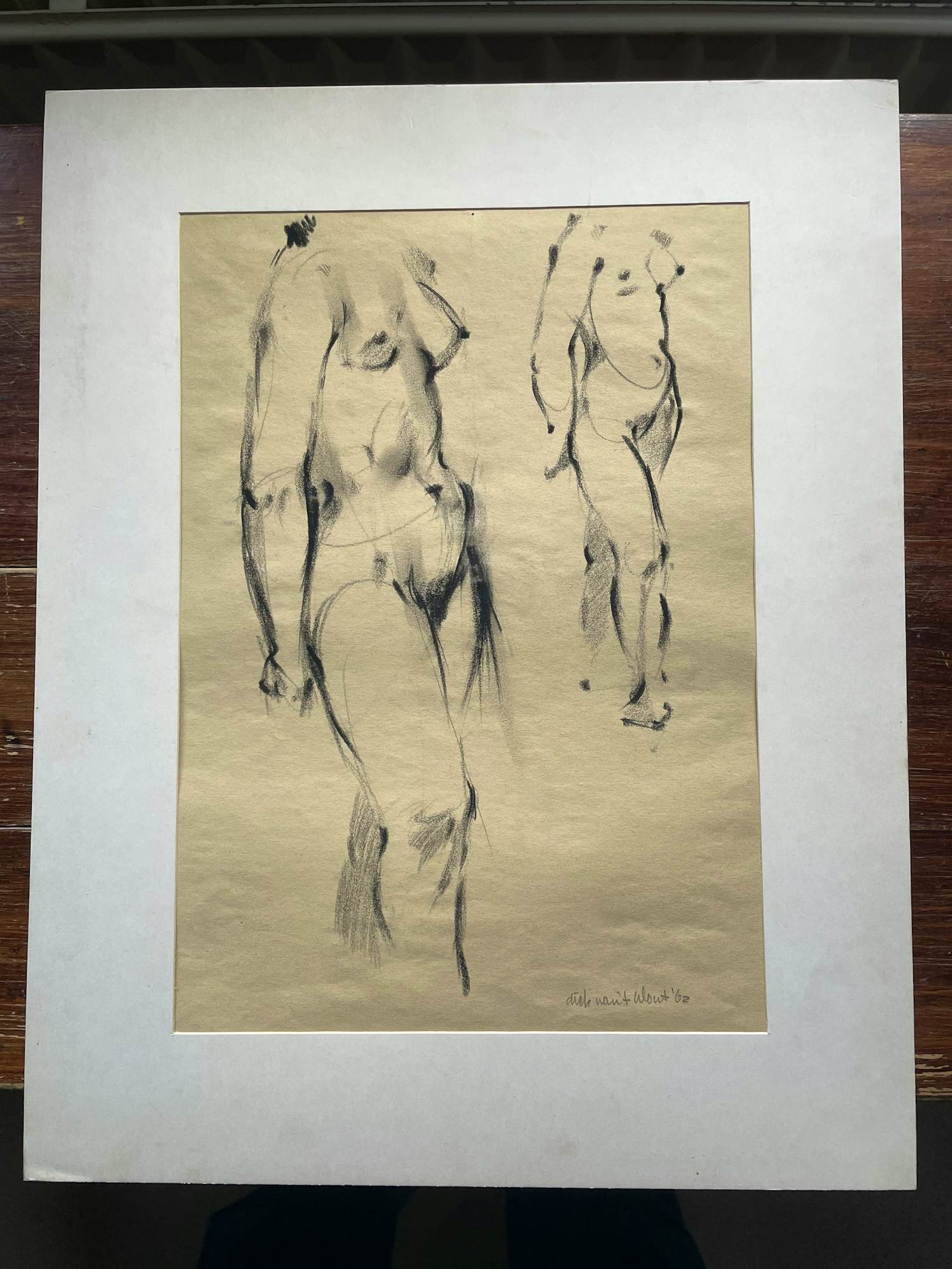Buy Dick van 't Wout - Naaktstudie van twee vrouwenlichamen? Bid from 44!