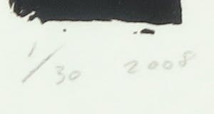 Remco Torenbosch - Zeefdruk, The man who sold the world - Ingelijst kopen? Bied vanaf 35!