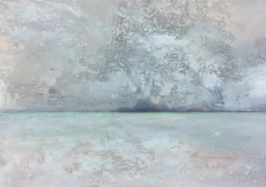 Chantal Borremans - Gemengde techniek (structuurverf op doek), Écume (diptiek) kopen? Bied vanaf 120!