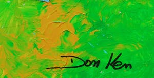 Don Ken - Gemengde techniek op doek, The Essence of Fun is Spontanety (Zeer groot) kopen? Bied vanaf 1000!