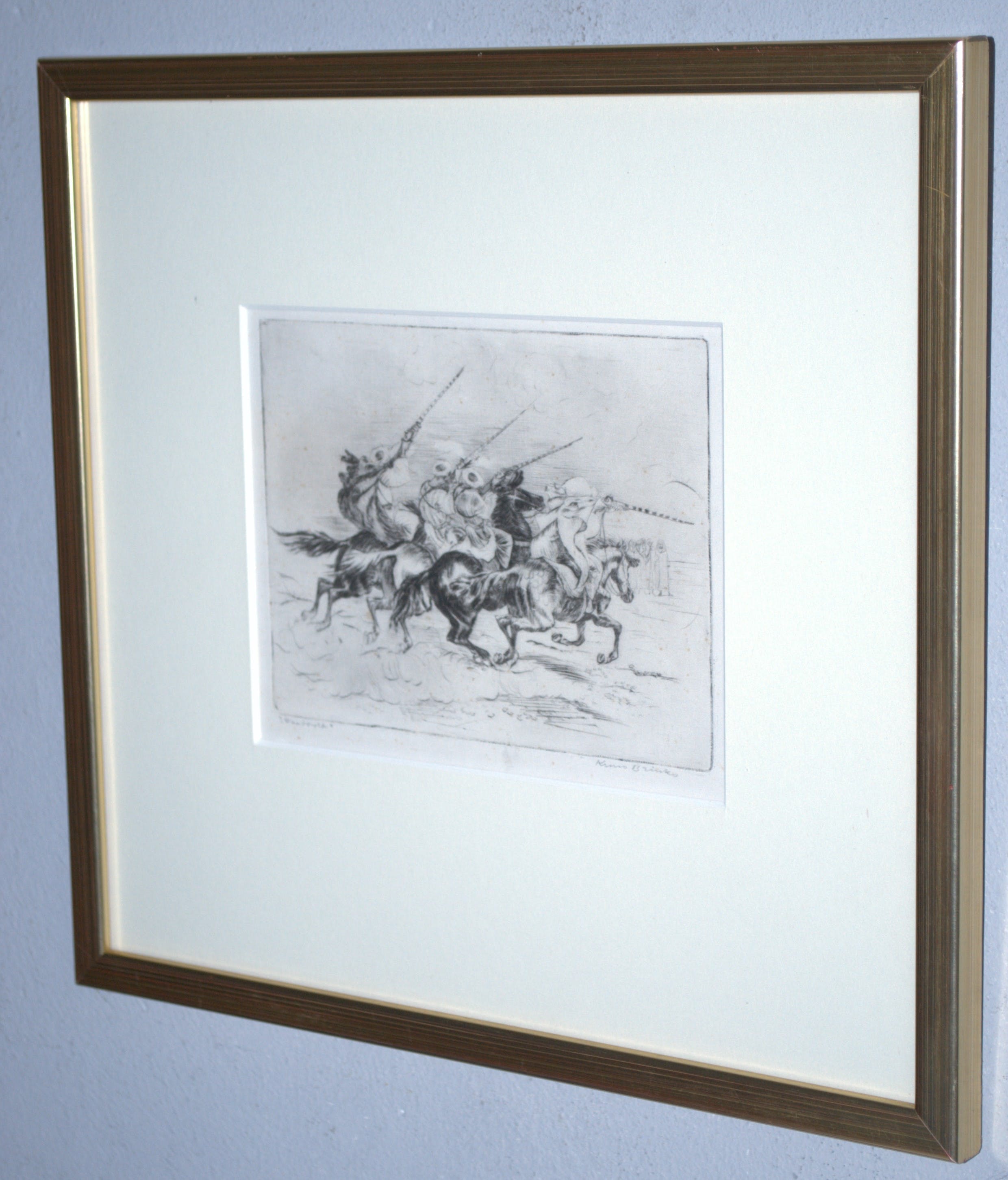 Kuno Brinks - ets - Fantasia - Arabische ruiters kopen? Bied vanaf 65!