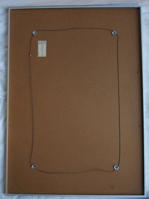 Jeanne Bieruma Oosting - Ingelijste linoleumsnede , ‘Exotische tuin’ – 1957 kopen? Bied vanaf 75!