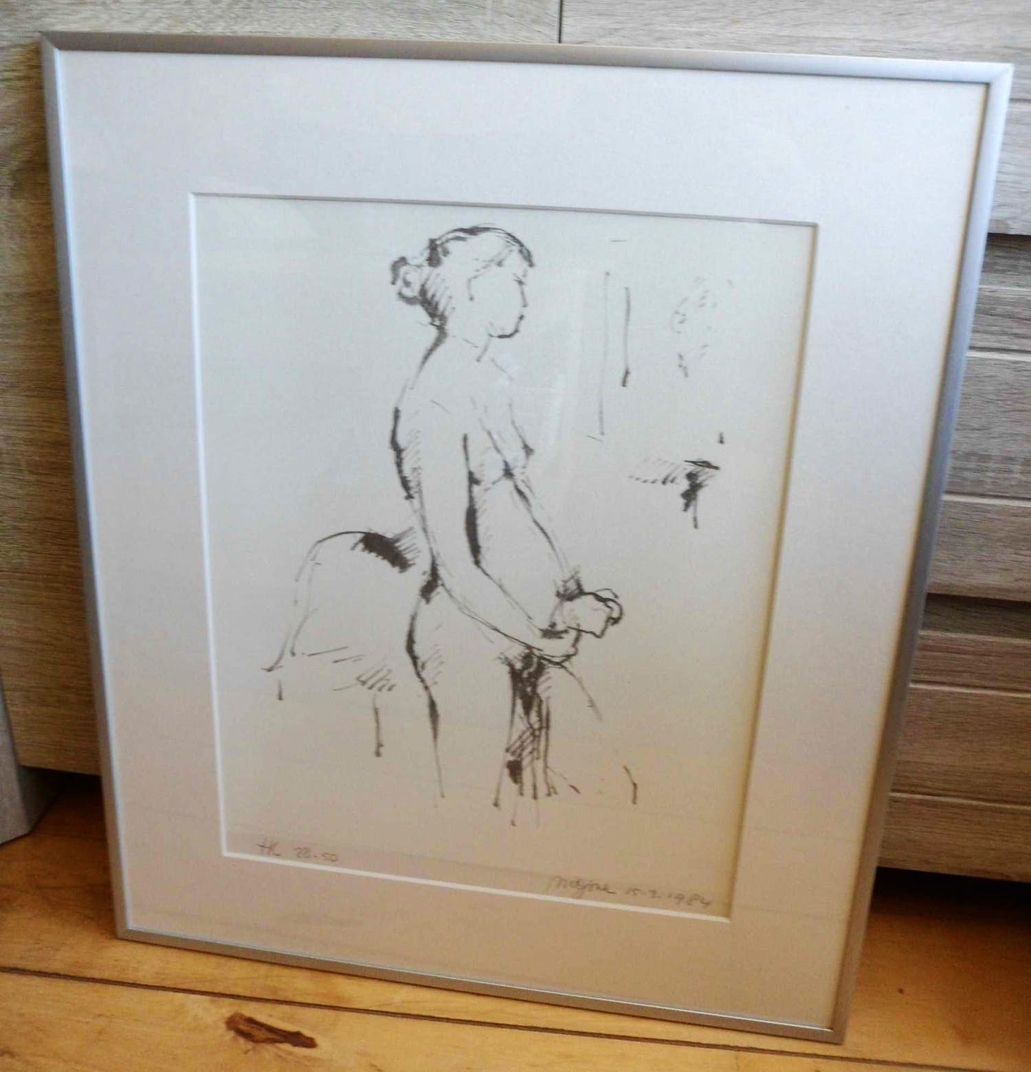 Nic Jonk - Zeefdruk, Vrouw , uit 15-03-1984 kopen? Bied vanaf 35!