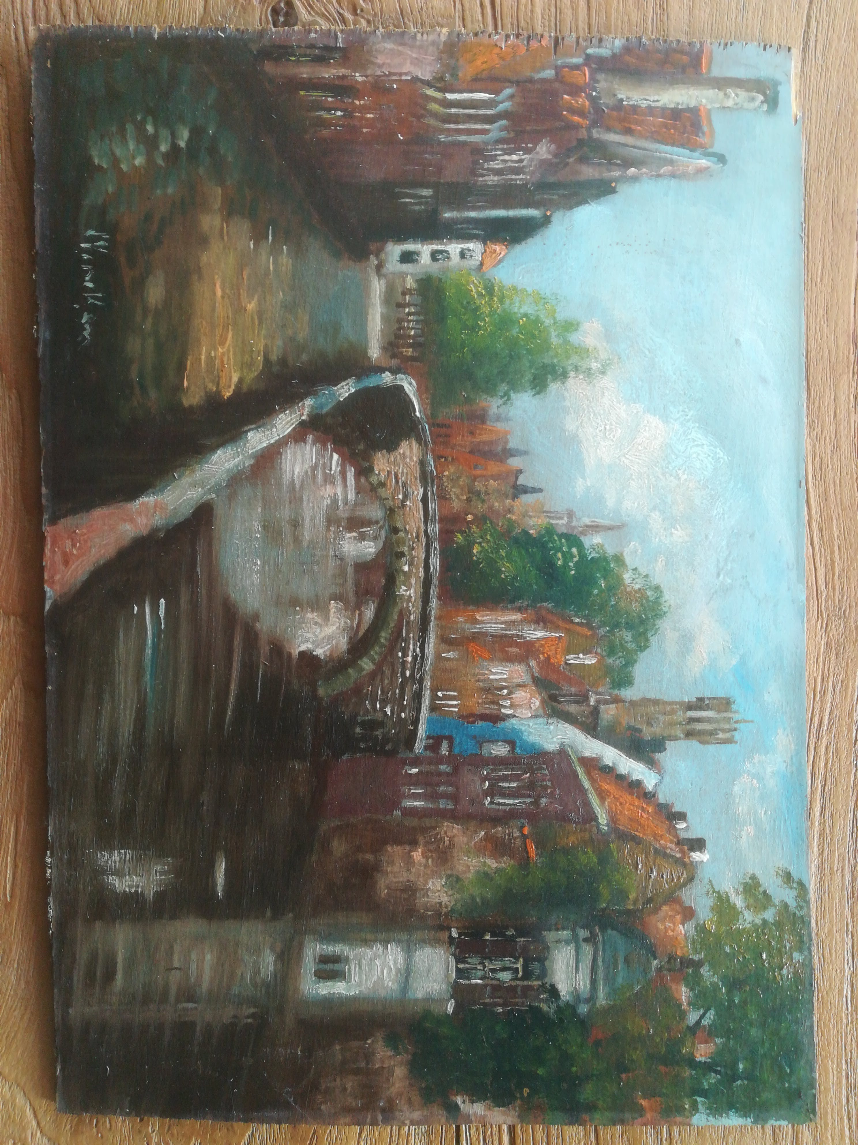 Niet of onleesbaar gesigneerd - Brugge - Uitzicht op kade en brug - Belgische School kopen? Bied vanaf 1!