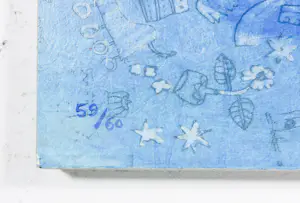 Shahid Parvez - Gemengde techniek op paneel, Bubbly Message kopen? Bied vanaf 100!