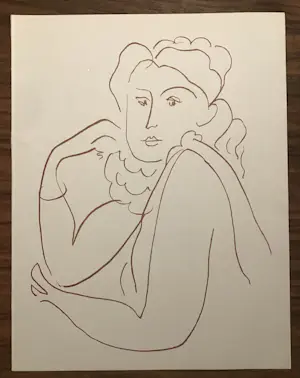 Henri Matisse - Geautoriseerde offset litho uit ‘Florilège des Amours de Ronsard’ kopen? Bied vanaf 20!