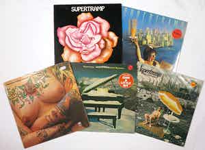 Supertramp - Lot: 5 Albums - Diverse titels verkocht voor € 20!