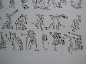Henri Plaat - Compositie van doodles kopen? Bied vanaf 40!