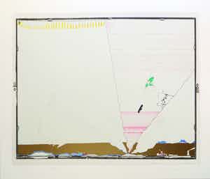 Dieter Roth - „See hinter Schlacht bei Islandglas“ verkocht voor € 85!