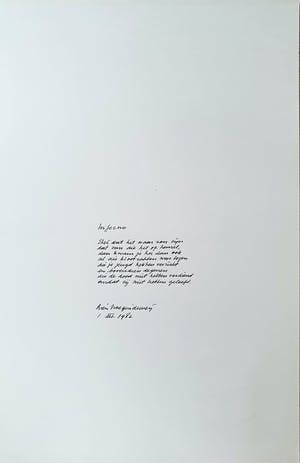 Hans Verweij - Luxe editie portfolio met 4 Litho's, een originele tekening en gedicht. kopen? Bied vanaf 95!