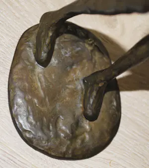 Brons (Onbekend) - moeder en kind - zwaar (1 kg) bronzen beeld kopen? Bied vanaf 100!