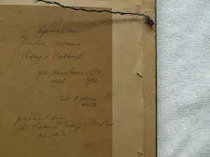 Frederik Teding van Berkhout - Ingelijste aquarel , Duinlandschap kopen? Bied vanaf 60!