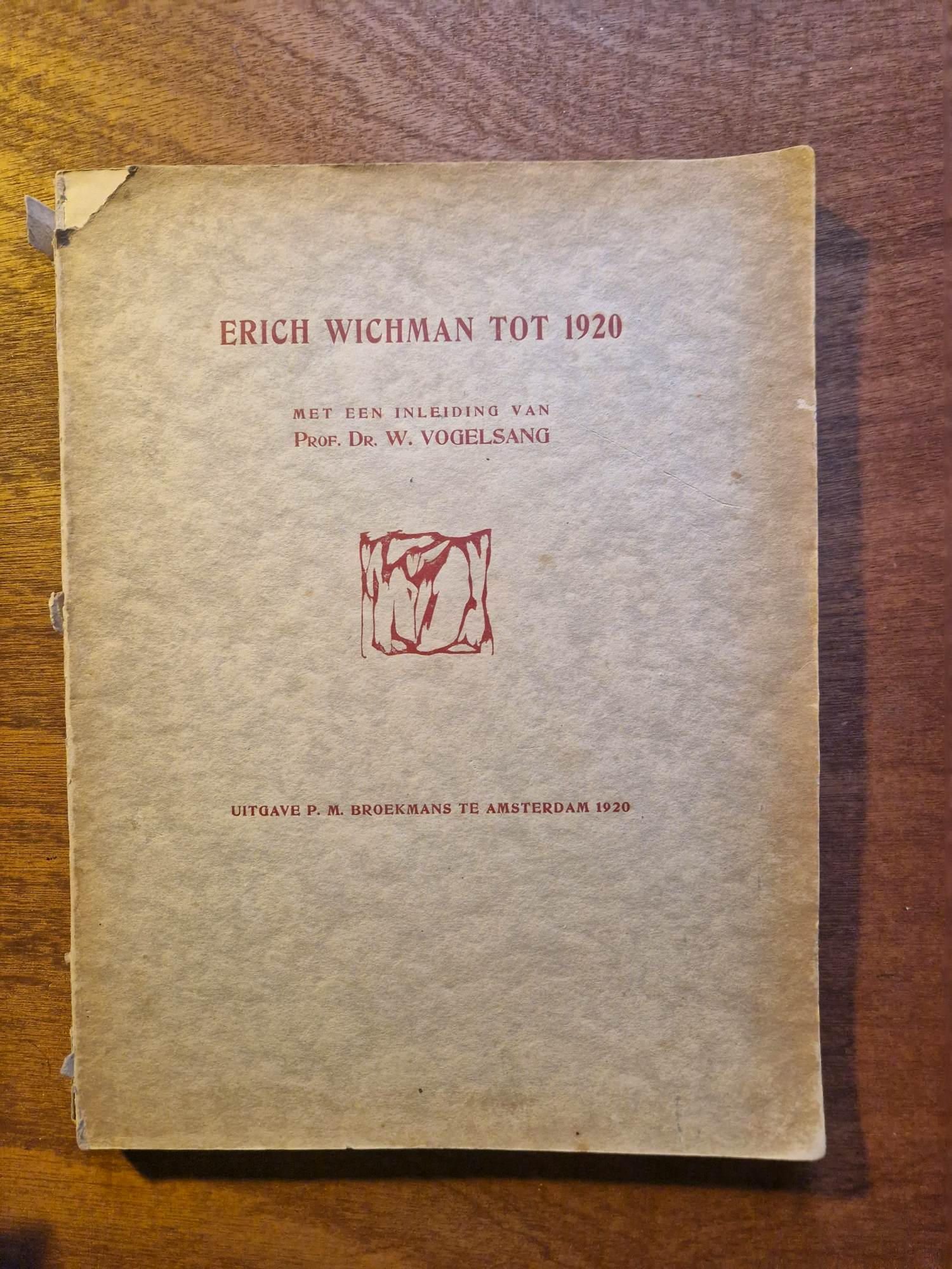 Antiquarisch Boek - Erich Wichman tot 1920 kopen? Bied vanaf 120!