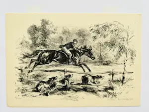Emil Kotrba - Lot van twee paarden litho's kopen? Bied vanaf 55!