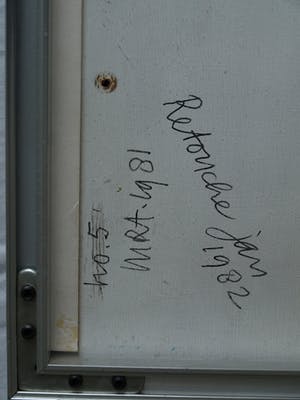 Greetje Grijpma - (1931-2013) Olieverf op paneel, ingelijst , “Boot aan zee” – 1981 kopen? Bied vanaf 50!