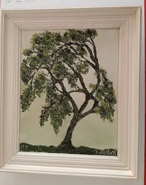 Jan de Kort - Boom - olieverf op doek. kopen? Bied vanaf 75!
