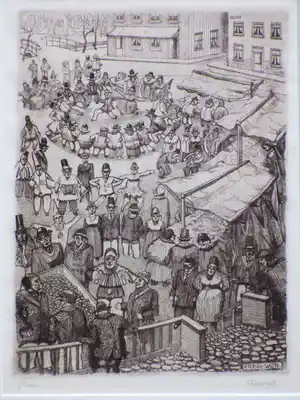 Cor de Wolff - Plein - Ets verkocht voor € 40!