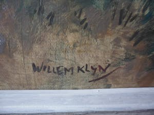 Willem Klijn - Olieverf op doek. "Boerderij te Winterswijk". kopen? Bied vanaf 60!