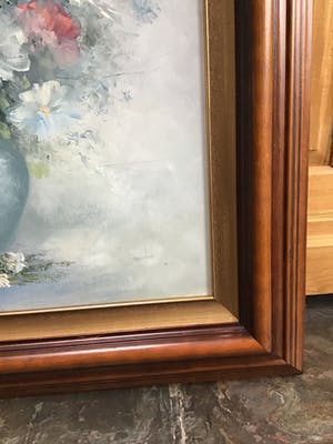 Niet of onleesbaar gesigneerd - Pot met bloemen kopen? Bied vanaf 1!