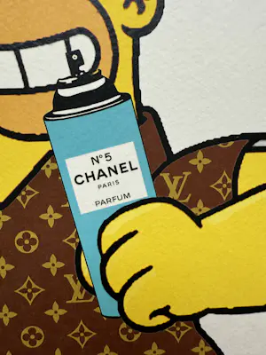 Death NYC - handgesigneerde zeefdruk | 'Homer Simpson/Chanel No.5' | 2012 kopen? Bied vanaf 70!