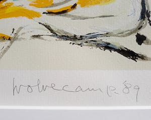 Theo Wolvecamp - Hoofden, zeefdruk (mooi ingelijst, groot!) kopen? Bied vanaf 750!