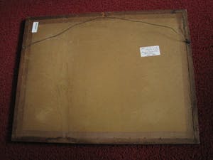 Willem Karel Rees - Rond 1930 - Aquarel - uitgebloeide Tulpen - Lijst & passe partout orig Art-Deco kopen? Bied vanaf 40!