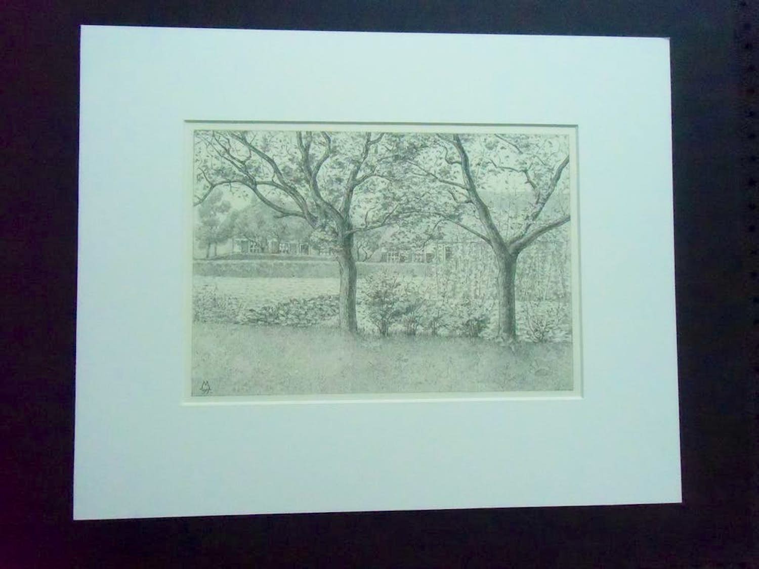 Simon Moulijn - TUIN IN LAREN /// LITHO VAN SIMON MOULIJN verkocht voor € 40!