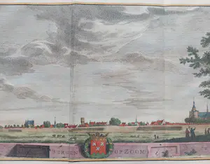 Caspar Jacobsz. Philips - Bergen op Zoom Profielgezicht Oude Gravure Tirion 1739 kopen? Bied vanaf 50!