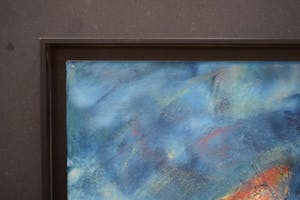 Niet of onleesbaar gesigneerd - Abstract blauw en rood kopen? Bied vanaf 10!