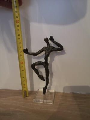 Brons (Onbekend) - Mannelijk sculptuur met onbekende inscriptie kopen? Bied vanaf 45!